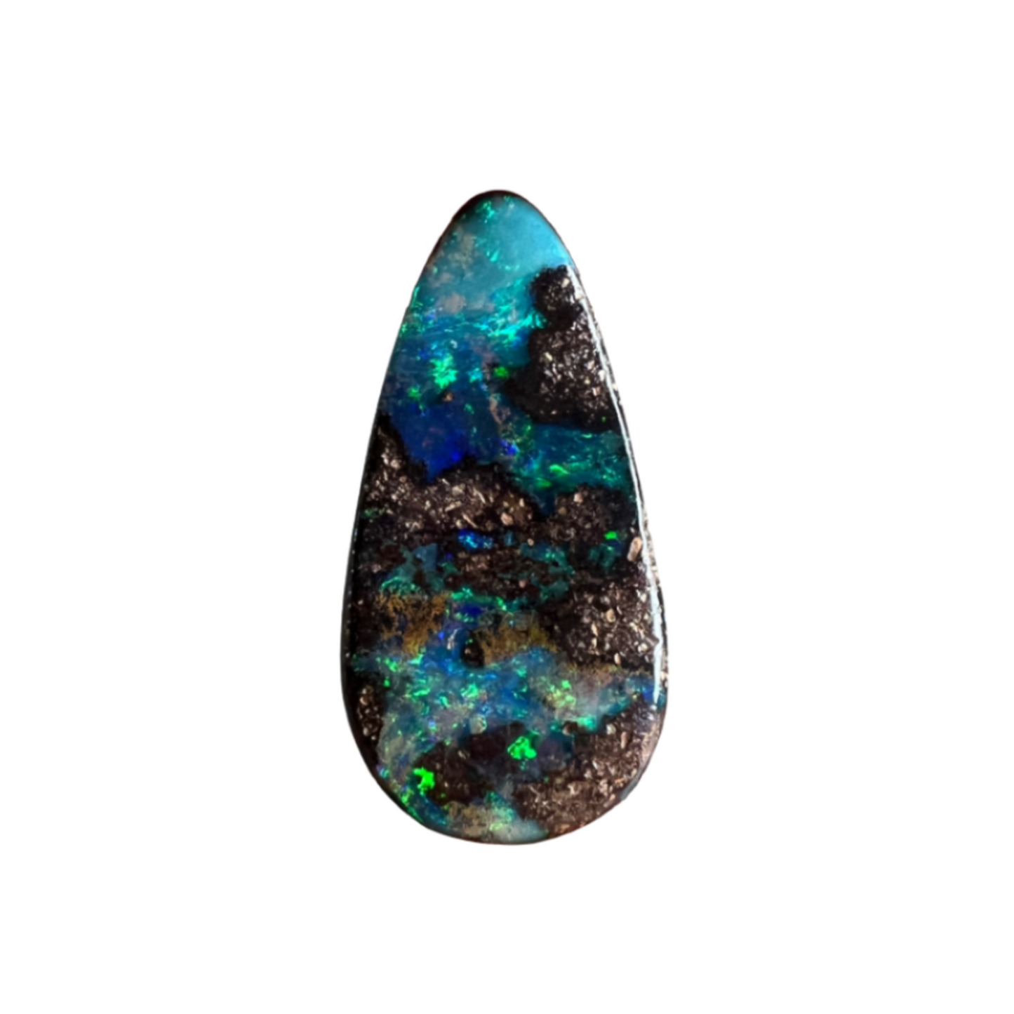 5.09 Ct teardrop boulder opal