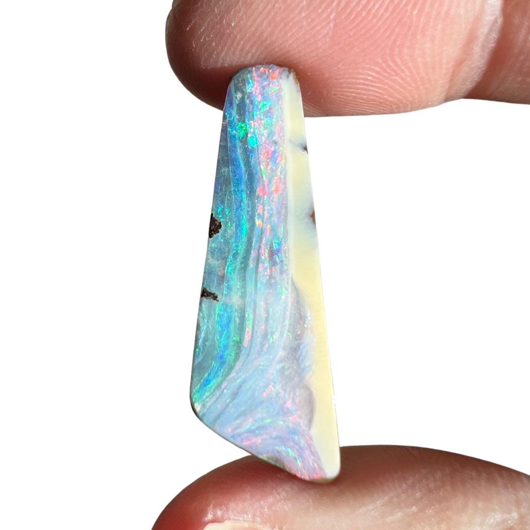 26.60 Ct narrow boulder opal pair