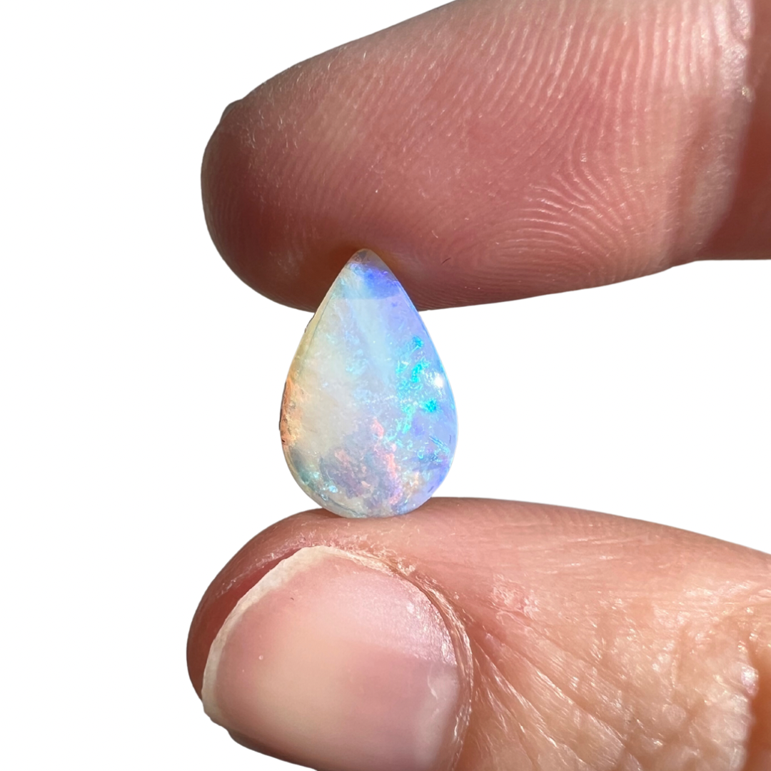 1.91 Ct teardrop crystal opal