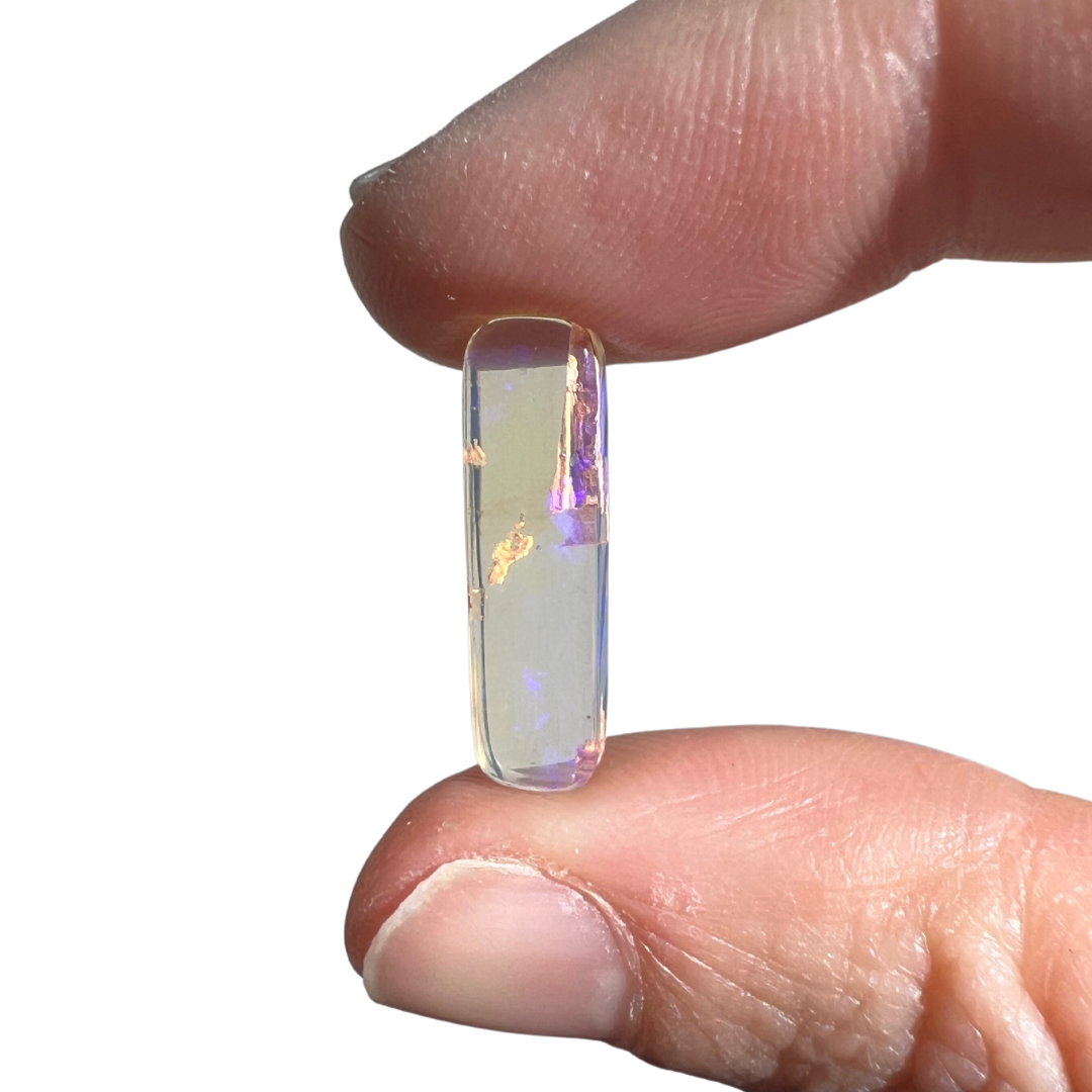 2.92 Ct purple wood replacement opal