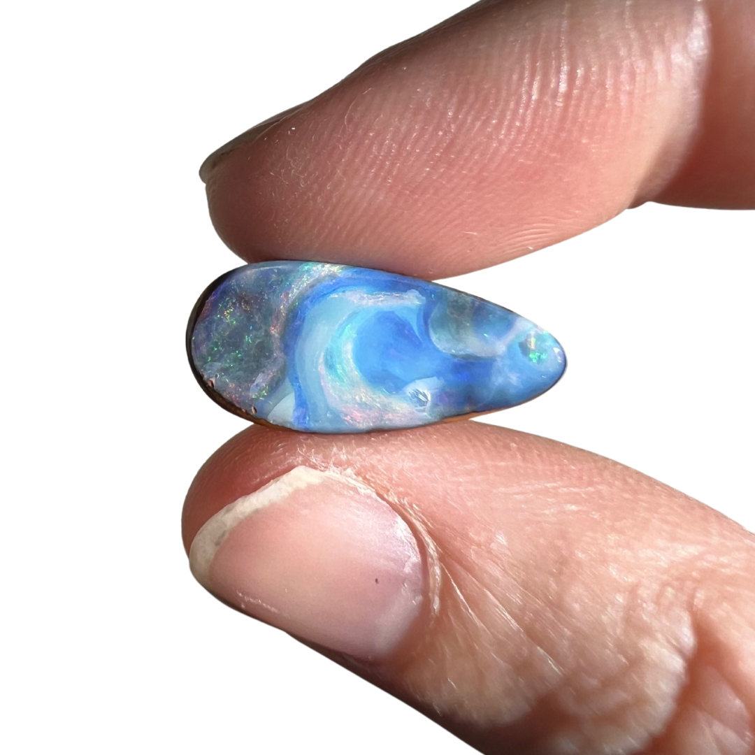 6.10 Ct teardrop boulder opal