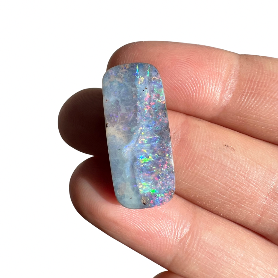 13.40 Ct rectangle boulder opal