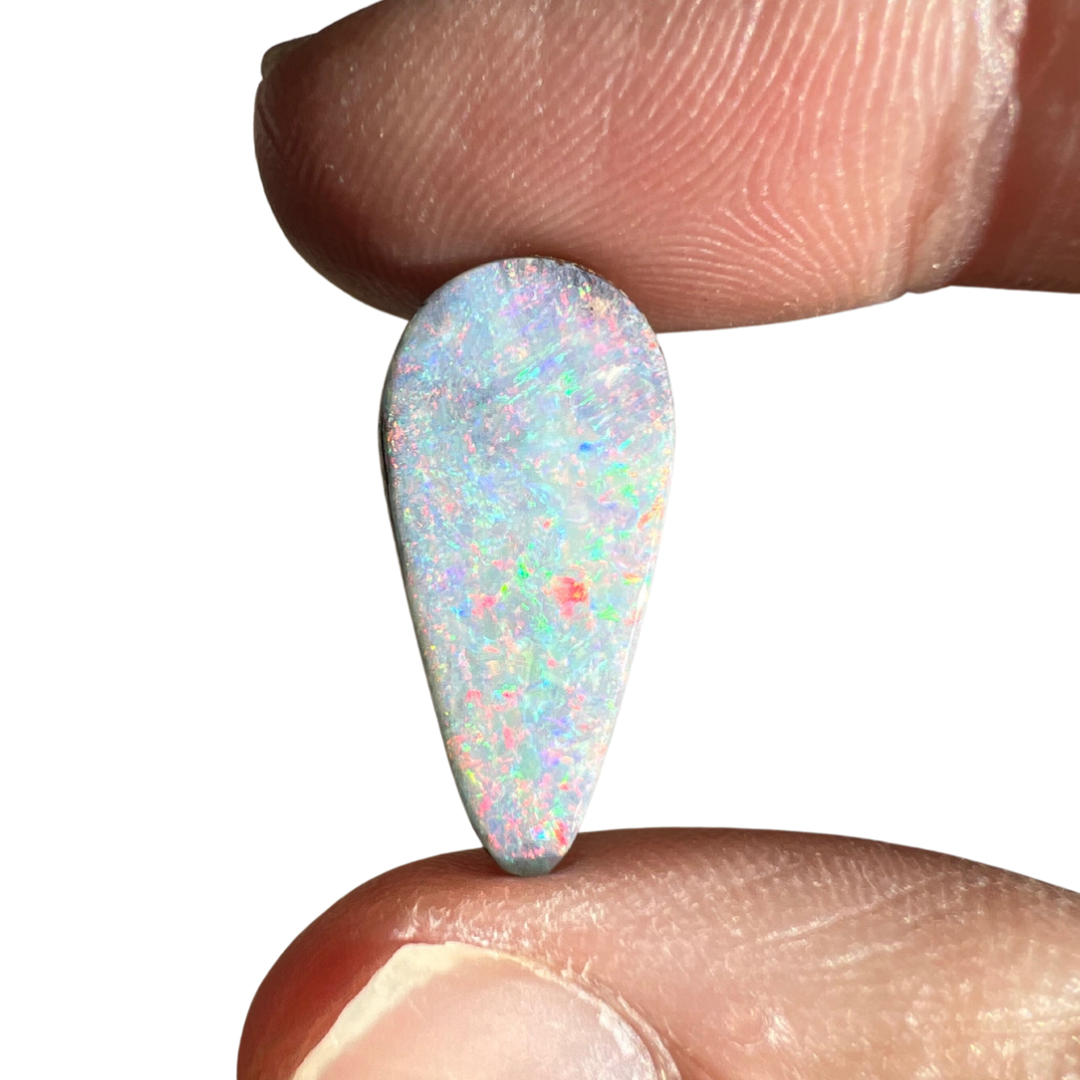 10.04 Ct teardrop boulder opal pair