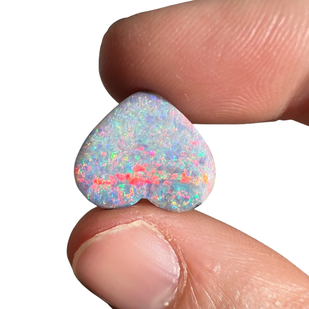 6.58 Ct heart boulder opal