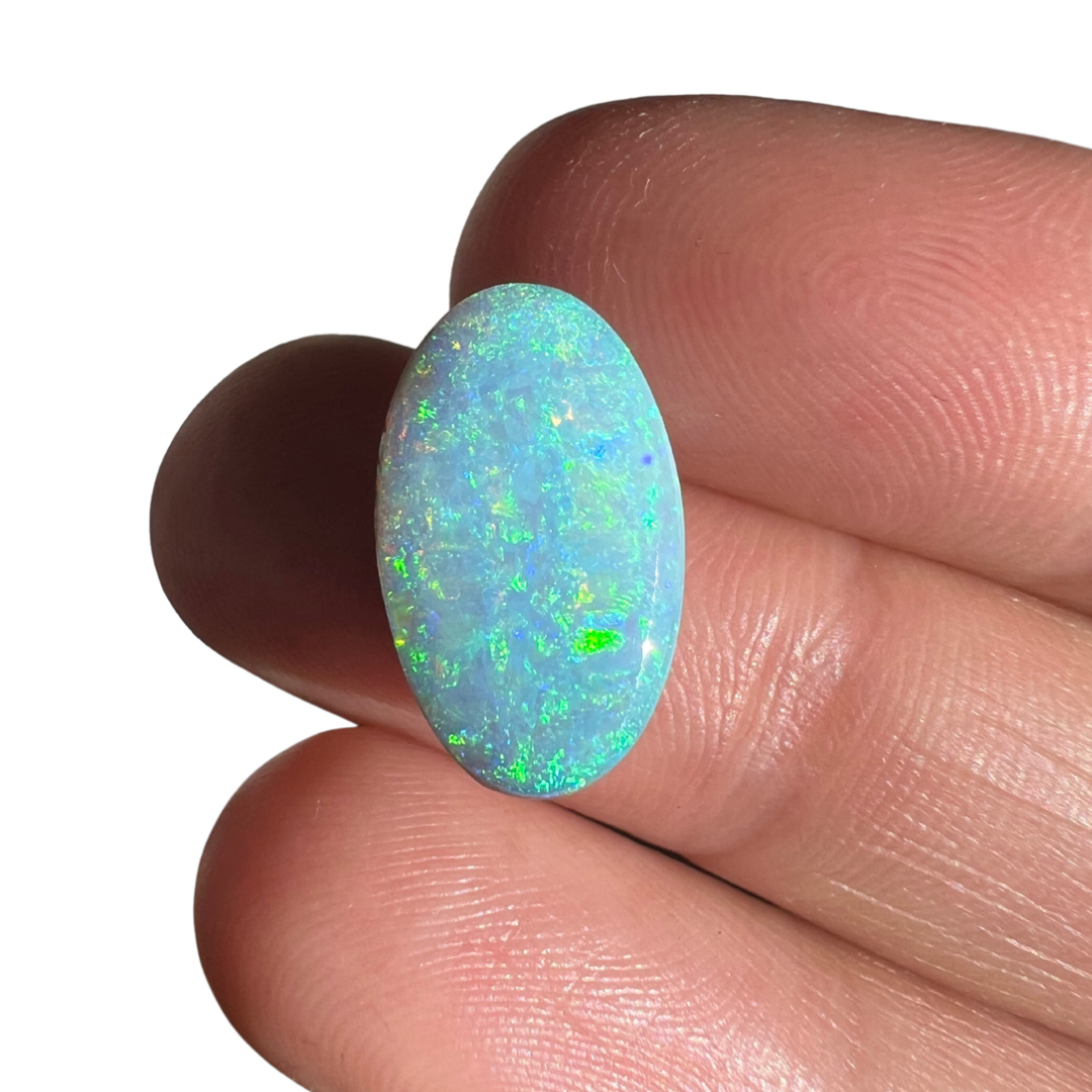5.68 Ct pink and green pastel boulder opal