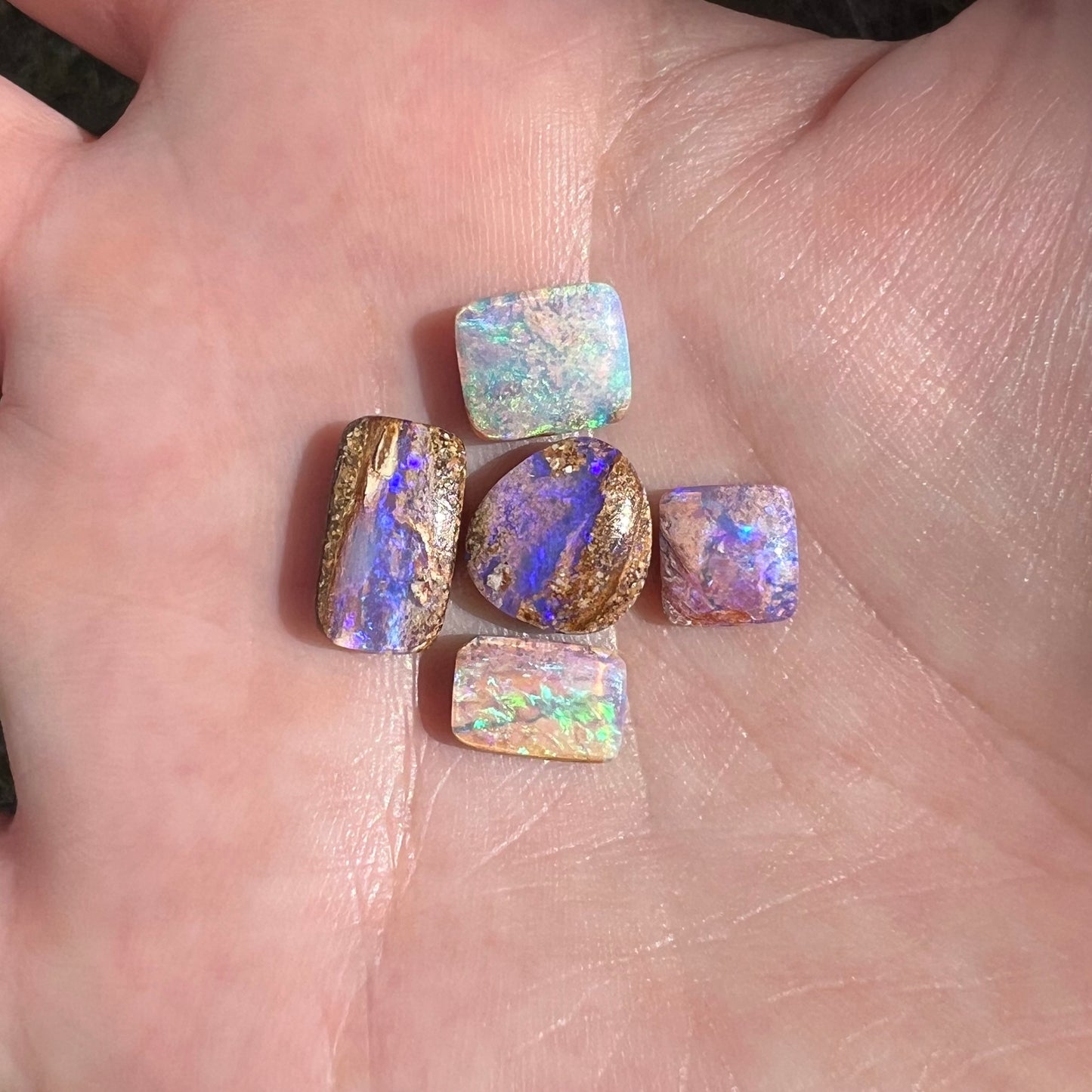 2.54 Ct purple wood replacement opal