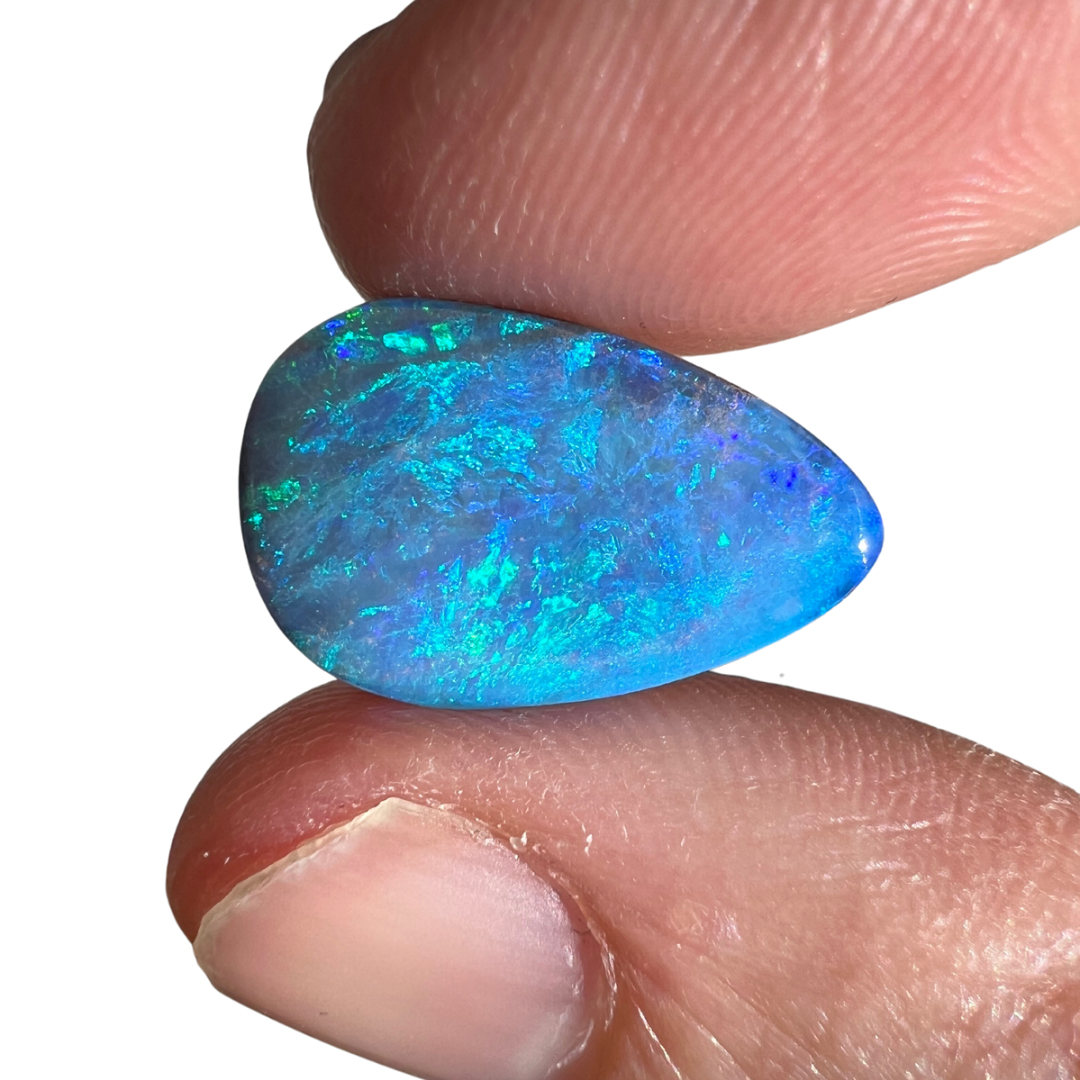 6.52 Ct ocean-toned boulder opal