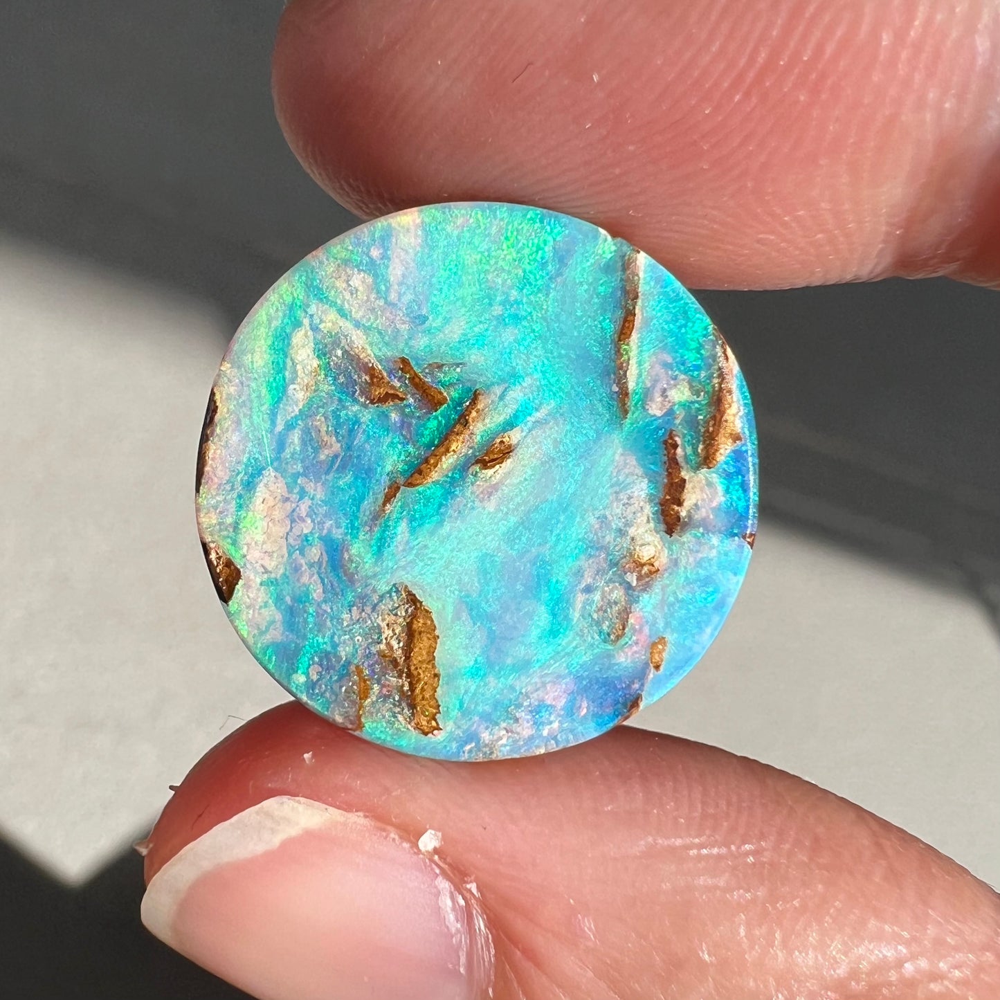 9.83 Ct wood replacement opal
