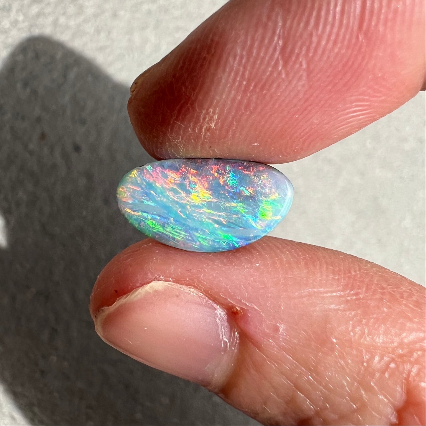 2.35 Ct rainbow boulder opal