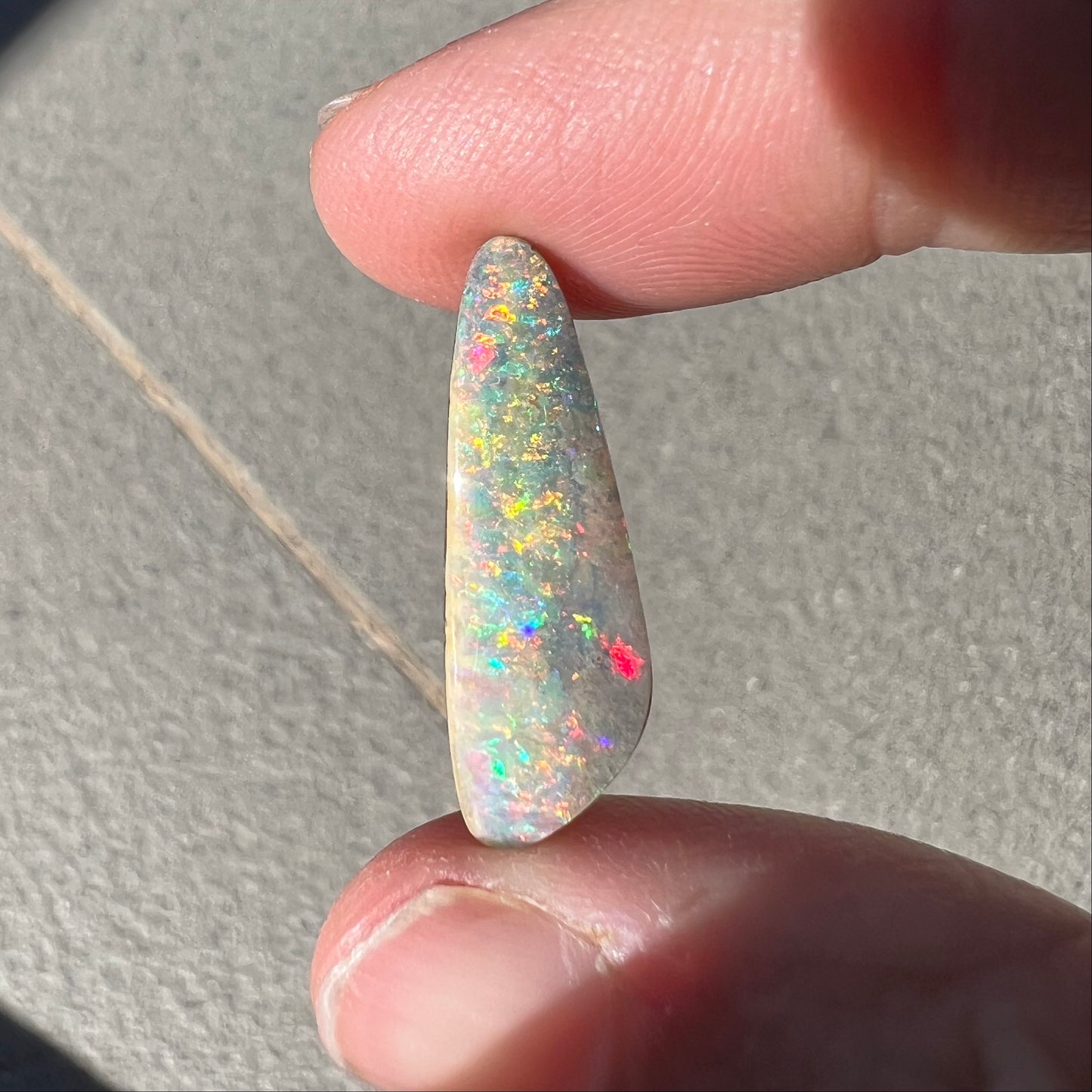 5.89 Ct rainbow boulder opal