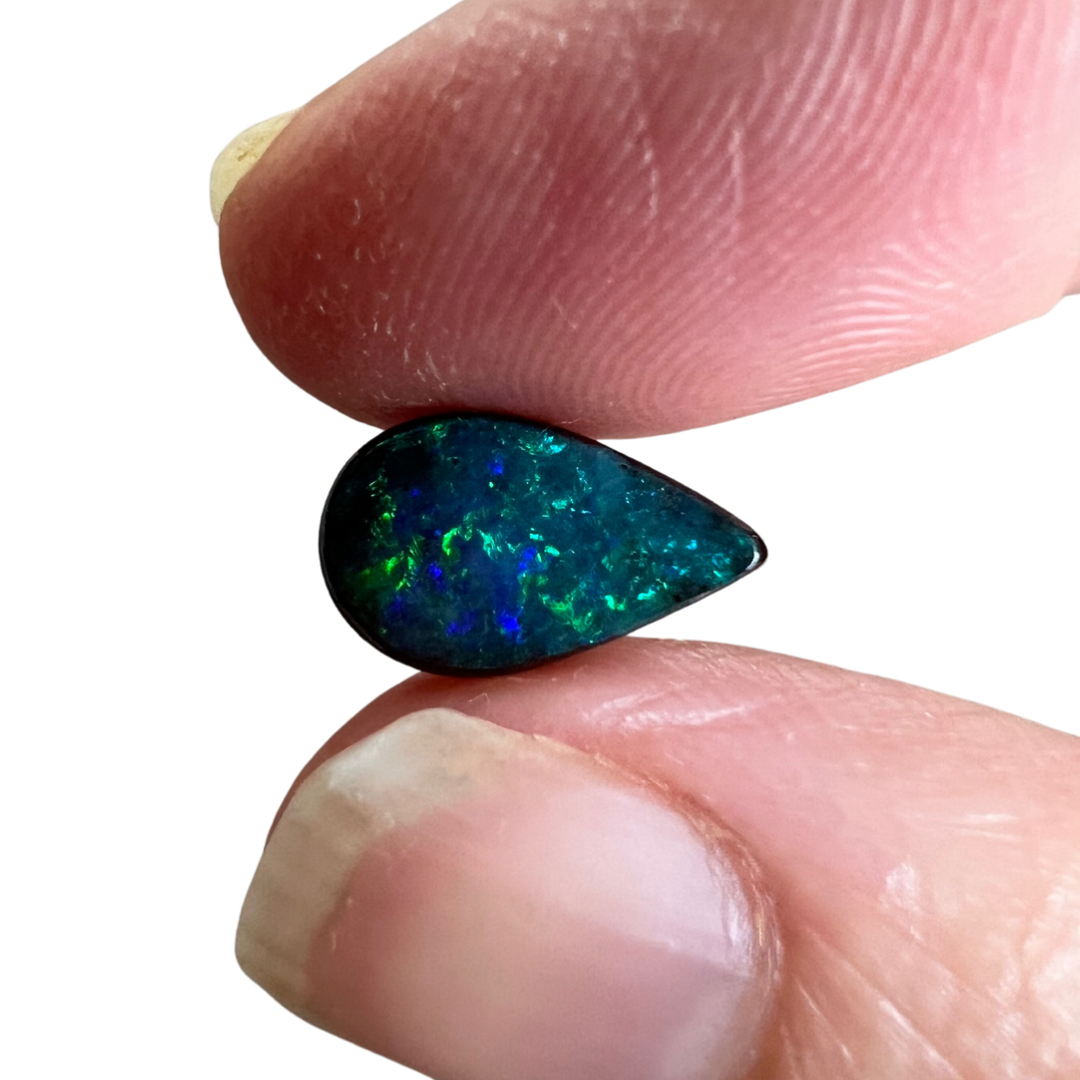 2.28 Ct green-blue boulder opal