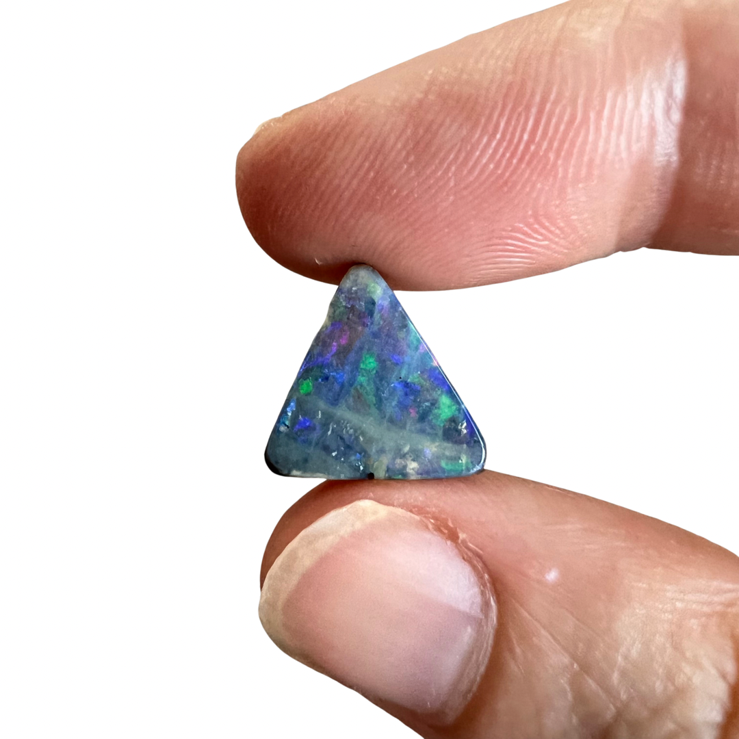 3.32 Ct triangle boulder opal