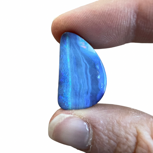 14.07 Ct blue boulder opal