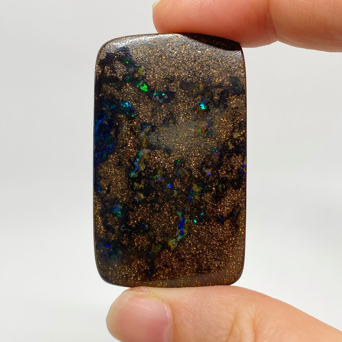 83.50 Ct drilled boulder opal