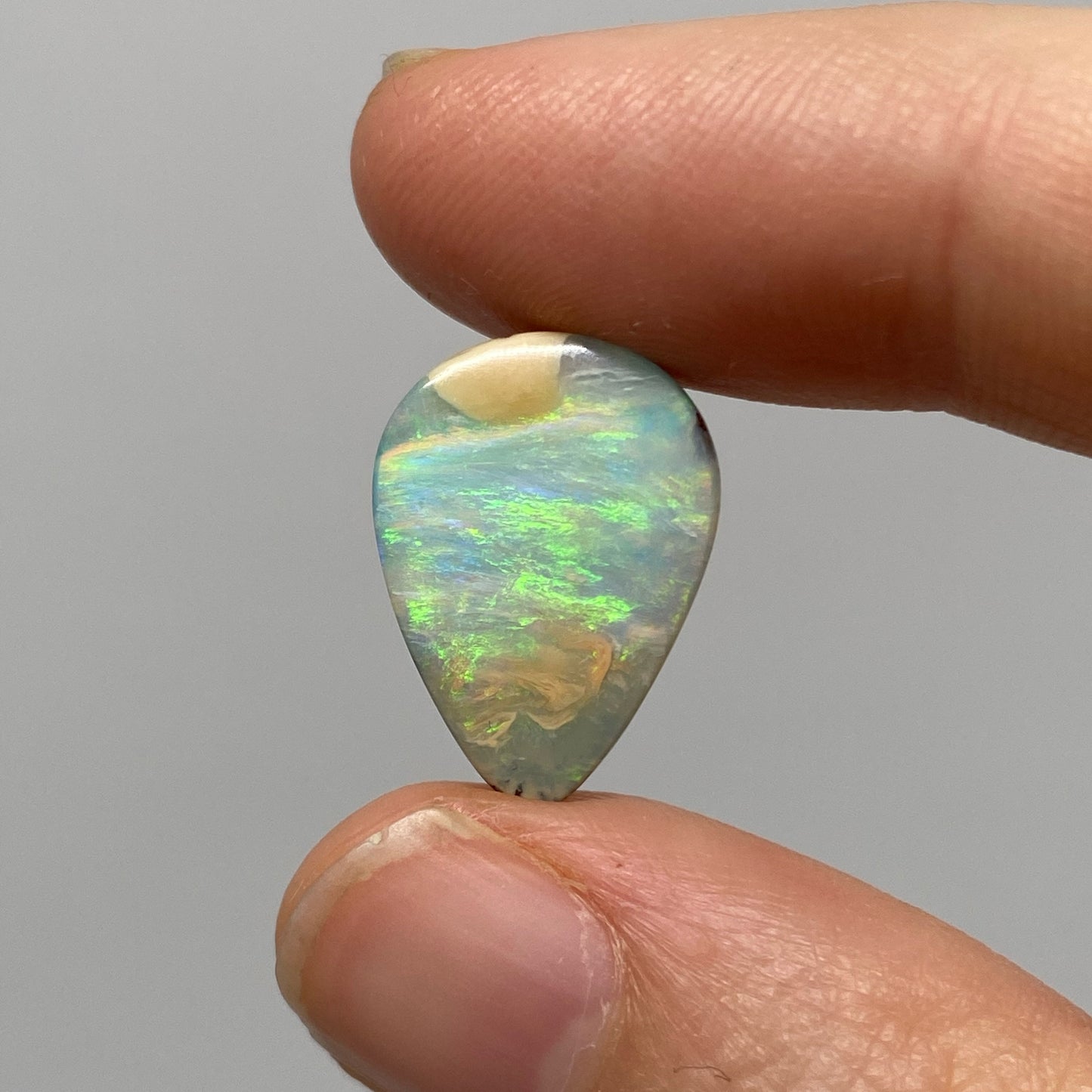 12.14 Ct teardrop boulder opal pair