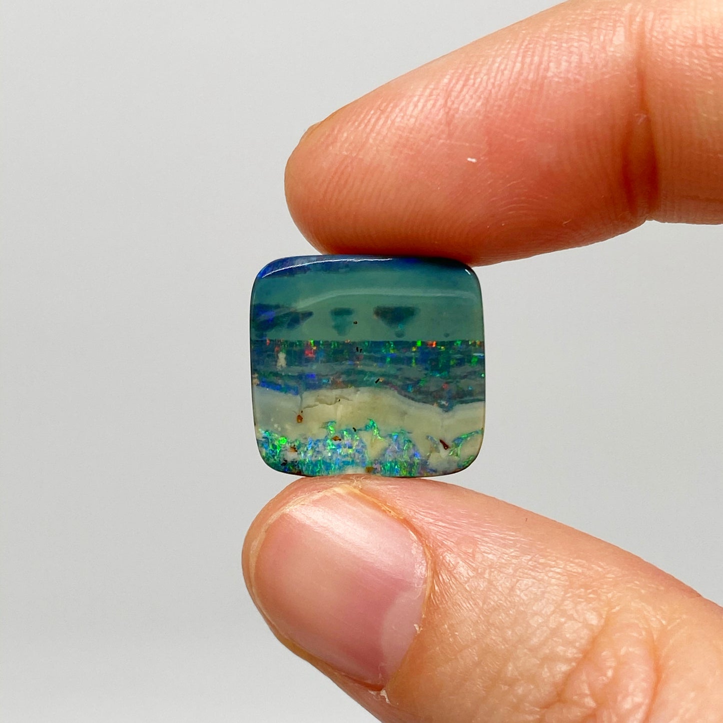 8.10 Ct rectangle boulder opal